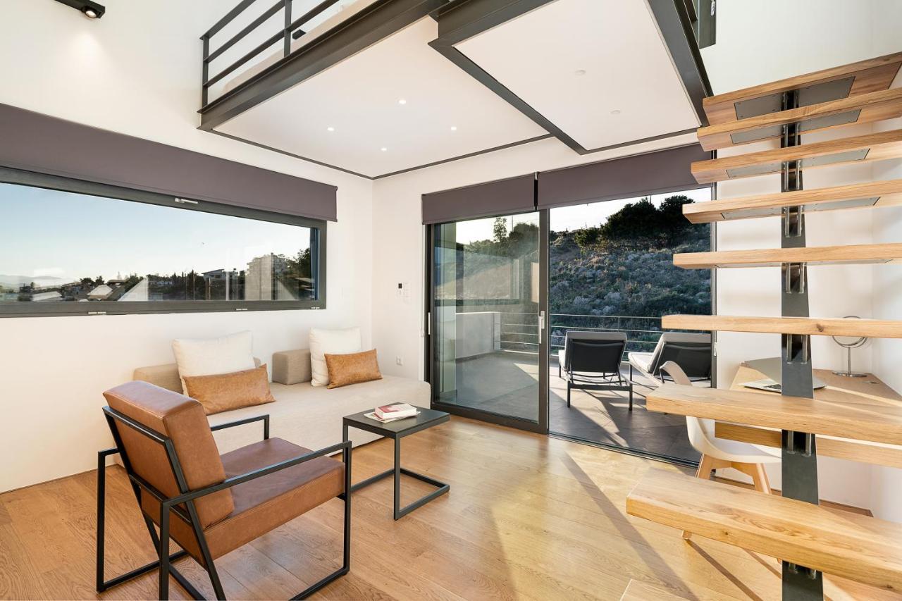 Seametry Luxury Living Penthouse Villa Souda Exterior photo